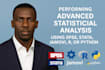 perform advanced statistical analysis using spss, stata, jamovi, r, or python