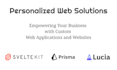 build fullstack web app with sveltekit