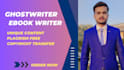 be your nonfiction ebook writer and  ghostwriter