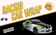 do racing car wrap design, racing car wrap, car wrap design, vehicle wrap design