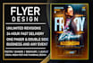 design business flyer,  event flyer ,party flyer and one pager