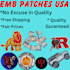 make embroided patches pvc patches and shipped