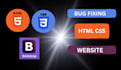 design responsive website  with HTML css bootstrap 5