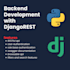 create a python django web application rest API django python
