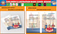 design professional children book cover and illustrations