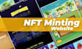 do frontend of your nft website design, minting dapp