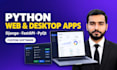 develop python web and desktop applications using django, fastapi and pyqt