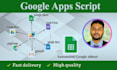 write a google apps script to automate your sheet