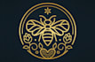do creative modern bee logo