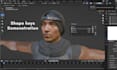 provide shape keys for 3d characters using blender
