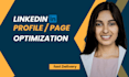 do linkedin profile optimization