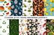 draw seamless repeatable custom floral pattern for textile print or other use
