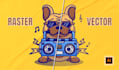 do vector tracing and convert raster to vector, image to vector