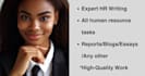 write urgent human resource management tasks