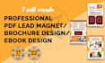 create professional PDF lead magnet, brochure