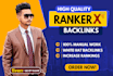 create high authority rankerx premium dofollow backlinks for improved SEO