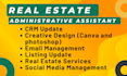 be your real estate administrative assistant