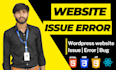fix css issues, bugs errors of wordpress website or blog