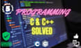 solve your c and cpp programming assignments and fix your code