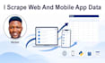 scrape app data or web with android or ios app scraping