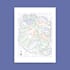 create vector map illustration hand drawn