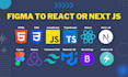 develop front end using react redux css mui and chakra ui