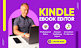 proofread and edit your kindle ebook