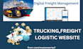 create logistics,dispatch company website with freight software integration