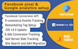 setup or fix facebook pixel wordpress, shopify,wix etc conversation api via gtm