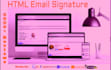 do clickable html email signature within 2hrs