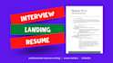 offer resume writing service professional CV writing to land you a job interview