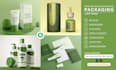 do feminine skin care cosmetic product label design, packaging design and logo