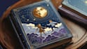 do artistic psychedelic vintage book cover illustration