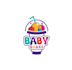 design masterfully refined baby shake logo