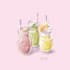 draw food and drinks illustrations for your menu