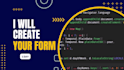 create your web form