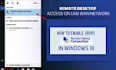 configure remote desktop connection rdp services