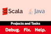 handle scala programming and java full stack projects fast
