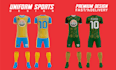 design eye catching sublimation soccer uniform for your team