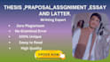 be your contant writter,thesis and praposal