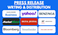 do press release writing and submission to high authority sites