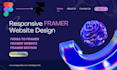 design and redesign framer website, framer motion, figma to framer