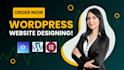 design clean and modern wordpress website