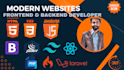 do html css bootstrap and tailwindcss responsive website development