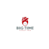 design improving over time clock logo