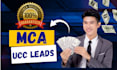 provide mca ucc and mca funded exclusive leads