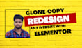clone, copy, redesign any website