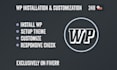 design a minimal and responsive wordpress website