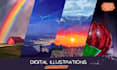 create professional custom illustrations based on your ideas