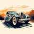 make professional graphic design vector car design
